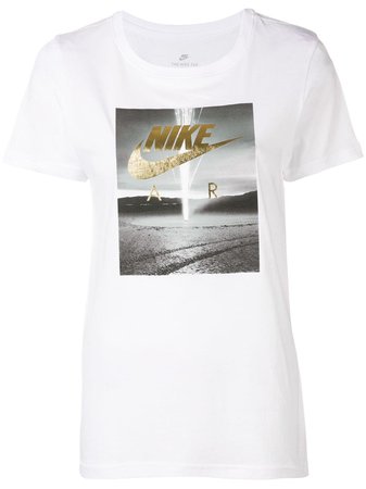 Nike Camiseta Com Estampa De Logo - Farfetch