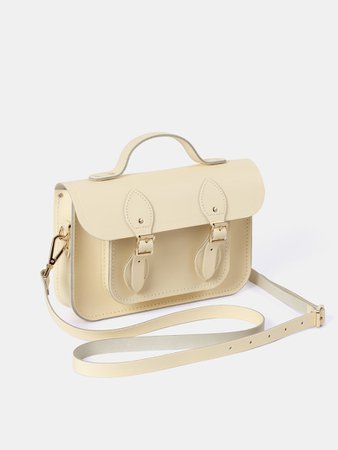 11 Inch Satchel Yellow Leather Bag | Cambridge Satchel Co.