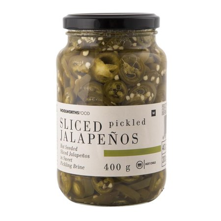 Sliced Pickled Jalapeños 400g | Woolworths.co.za