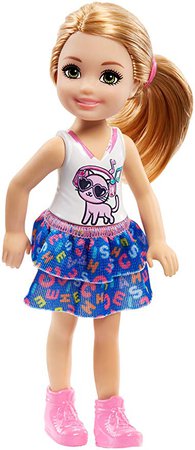 Amazon.com: Barbie Club Chelsea Cat Doll: Toys & Games