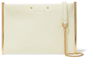 Roy Small Textured-leather Shoulder Bag - Off-white