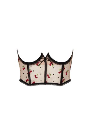 Cherry Embroidery Corset – For Love & Lemons