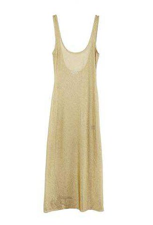 Priscavera Low Back Dress Gold / Shop Super Street