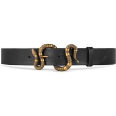 (3) Pinterest - Gucci Leather Belt With Snake Buckle (955 NZD) ❤ liked on Polyvore featuring accessories, belts, women, waist belt, genuine leather | Polyvore
