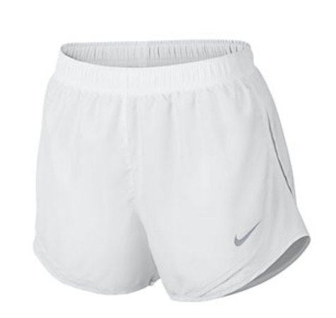 white nike shorts