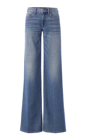 Rigid Low-Rise Wide-Leg Jeans By Brandon Maxwell | Moda Operandi