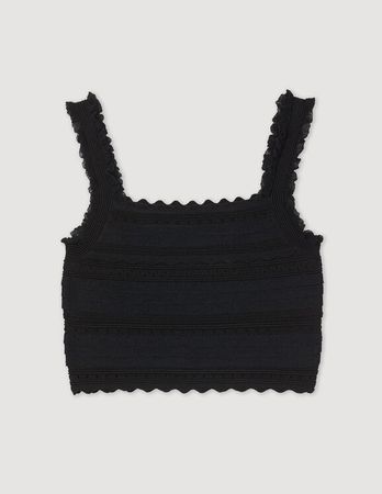 Knitted crop top - Tops & Shirts