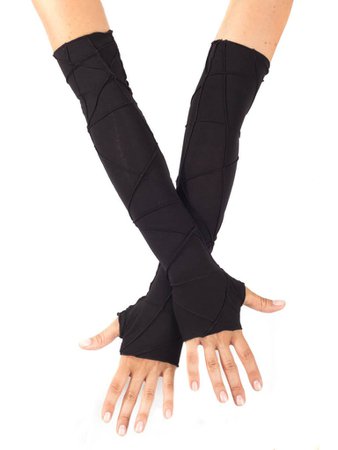 long fingerless gloves women - Pesquisa Google
