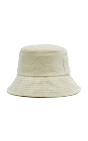 Wave Cotton Terry Bucket Hat By Lack Of Color | Moda Operandi