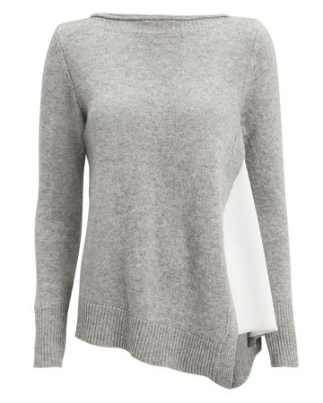 Arctic Grey Layered Sweater