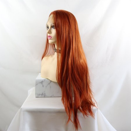 Realistic red wig