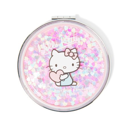 Hello Kitty Confetti Sparkle Compact Mirror - Sanrio