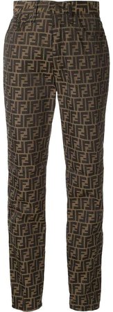 Pre-Owned Zucca pattern long pants