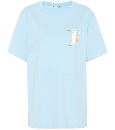 Fox printed cotton T-shirt
