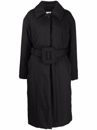 Acne Studios belted padded trench coat - FARFETCH