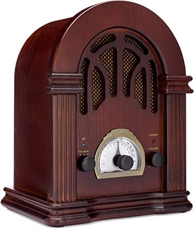 ClearClick Retro AM/FM Radio with Bluetooth - Classic Wooden Vintage Retro Style Speaker: Amazon.ca: Electronics