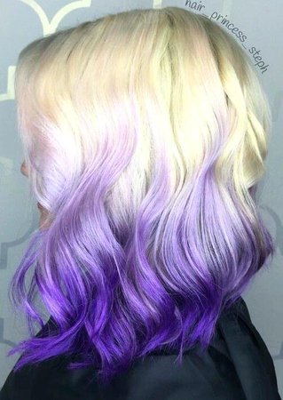 ombre-purple-hair-blonde-dyed-color-short.jpg (501×707)