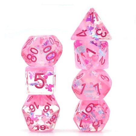 Pink Bow Dice Polyhedral DnD Dice Perfect for TTRPG | Etsy
