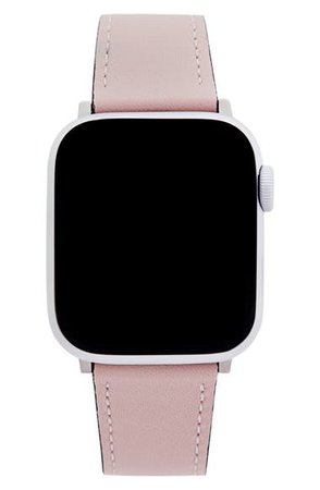 Rebecca Minkoff Leather Apple Watch Strap | Nordstrom