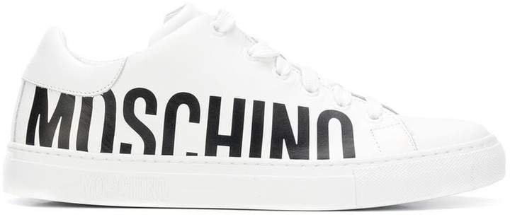 logo low-top trainers