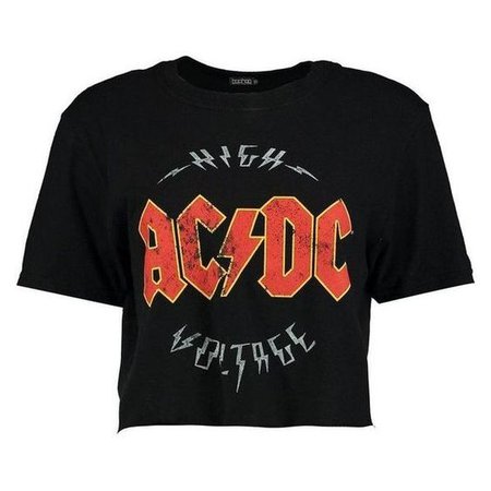 AC/DC Crop Top