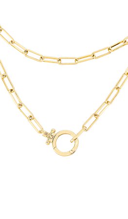 gorjana Parker Wrap Necklace in Gold | REVOLVE