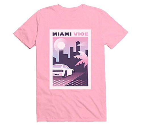 Miami pink shirt