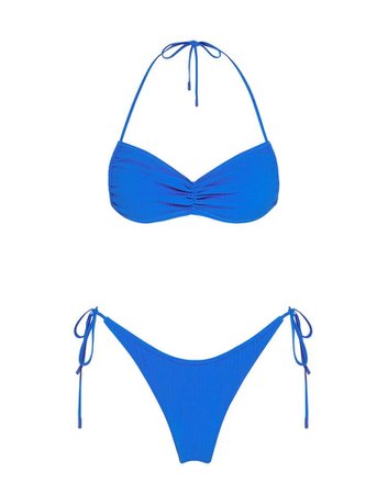 greta - triangl blue bikini