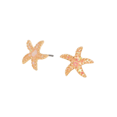 Claire's Color-Changing UV Starfish Stud Earrings