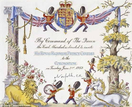 Queen Elizabeth Invitation