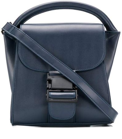 buckle fastened tote bag