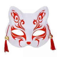 kitsune half mask Japanese Fox