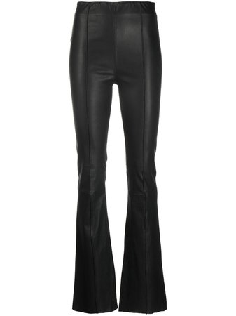 REMAIN Leather Bootcut Trousers - Farfetch