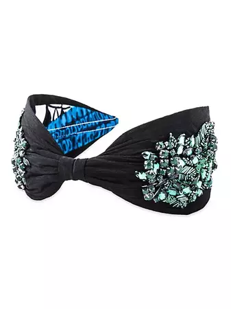 Shop Namjosh Crystal-Embellished Headband | Saks Fifth Avenue