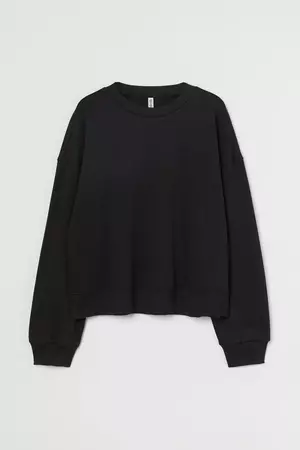 Sweatshirt - Black - Ladies | H&M CA