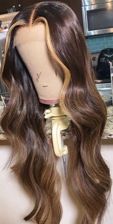 brown lace front