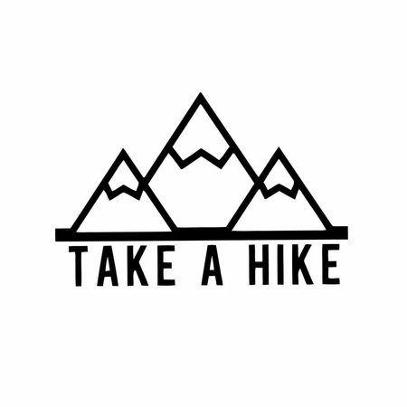 Take A Hike Mountians Vinyl Decal Sticker For Laptop Macbook Decal , Ipad Phone Decal , Car Window Water Bottle Decal Decor|Car Stickers| - AliExpress