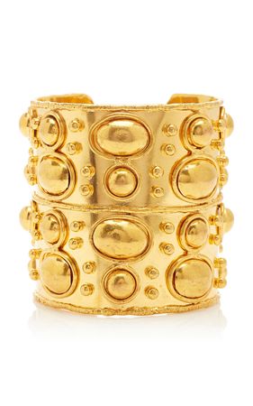 Manchette And Byzance Gold-Plated Wide Cuff By Sylvia Toledano | Moda Operandi