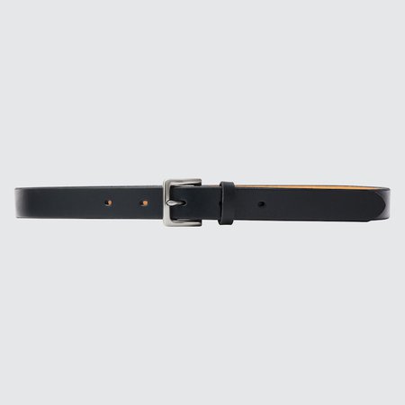 Vintage Italian Leather Narrow Belt (Men) | UNIQLO US