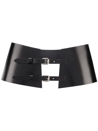 Ann Demeulemeester Double-Buckle Waist Belt Ss20 | Farfetch.com