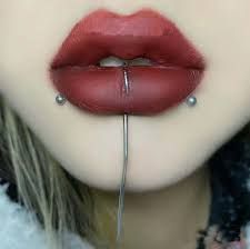 lip piercing 1