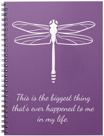 dragon fly Gilmore girls notebook