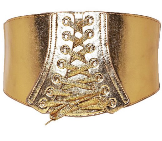 Gold corset belt nasty gal