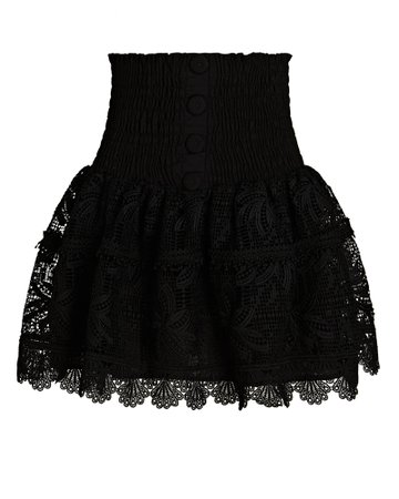 Waimari Luna Smocked Cotton-Blend Mini Skirt | INTERMIX®
