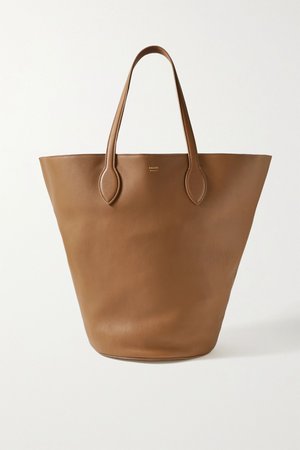 Light brown Circle medium leather tote | Khaite | NET-A-PORTER