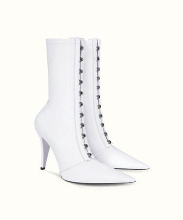 fenty white corset boots - Google Search