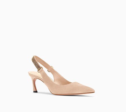 Strassy-D suede calfskin high-heeled shoe - Dior