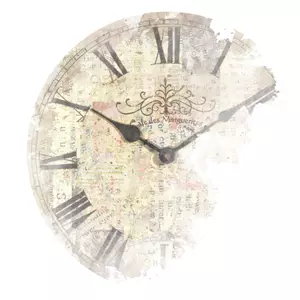 faded clock