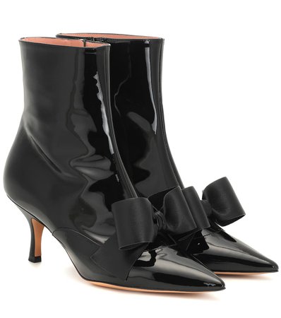 Patent Leather Ankle Boots | Rochas - Mytheresa