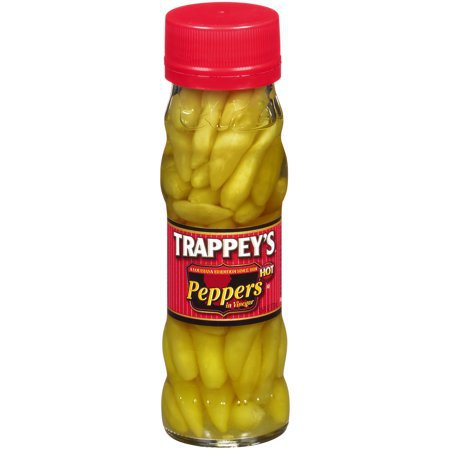 Walmart Grocery - Trappey's® Hot Peppers In Vinegar 4.5 fl. oz. Glass Bottle